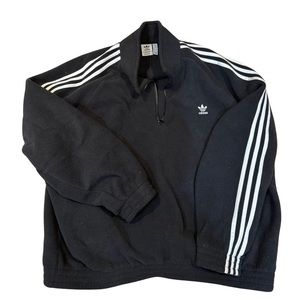 Adidas Fleece black pull over size XL purchased on net-a-porter never worn